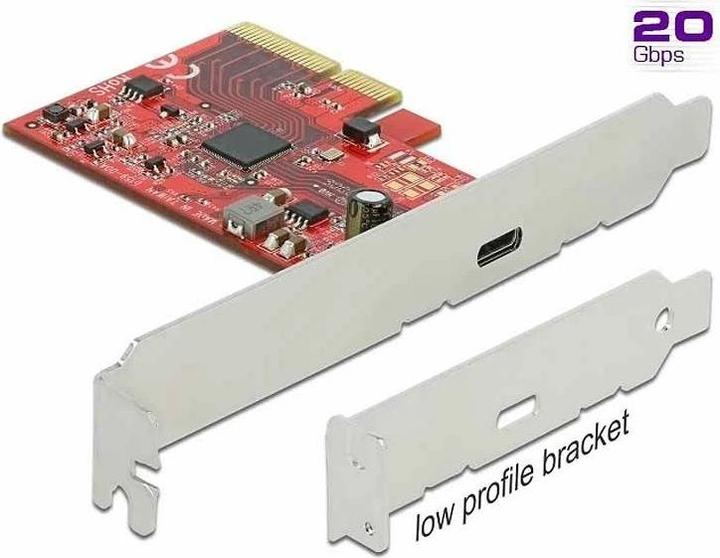 Actual product image Delock PCI Express Card USB 3.2 Gen2x2 - 1x USB-C