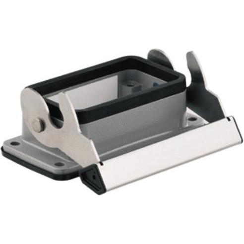 Weidmüller Anbaugehäuse Längsbügel Alu IP66 1206100000, Elektronikkabel + Stecker, Grau