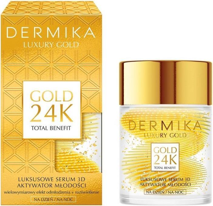 Image du produit Dermika Luxury Gold 24K Youth Activator Luxury 3D Day & Night Serum 60G (Kit de soins du visage)