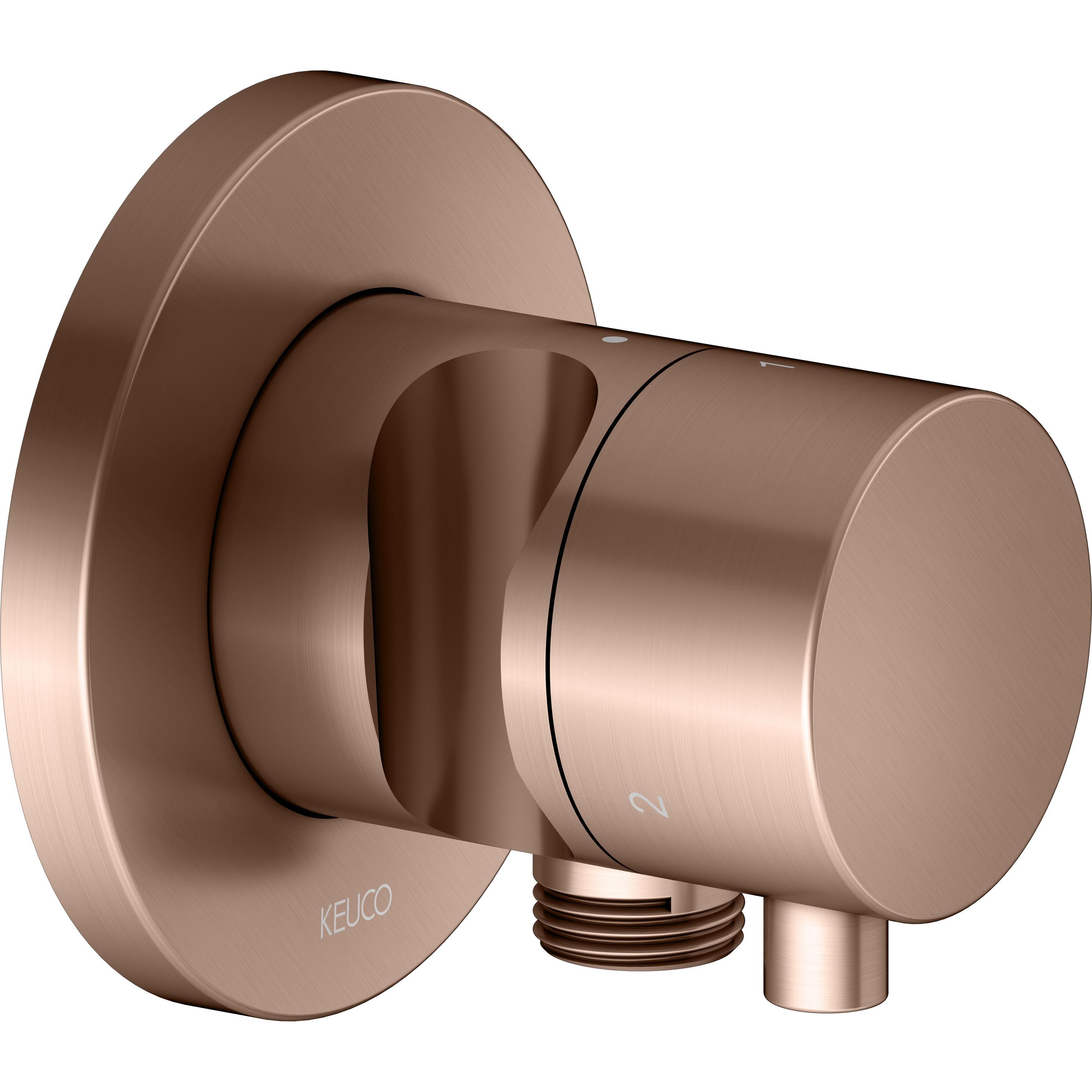 Keuco, Badarmatur, IXMO Umstellventil UP 3 Verbraucher, Schlauchanschluss, Comfort Griff und Brausehalter, ohne A