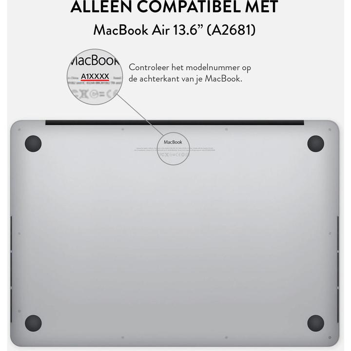 Actual product image Burga Hard Case Apple MacBook Air M2 A2681 - Ivy League (13.60", Apple)