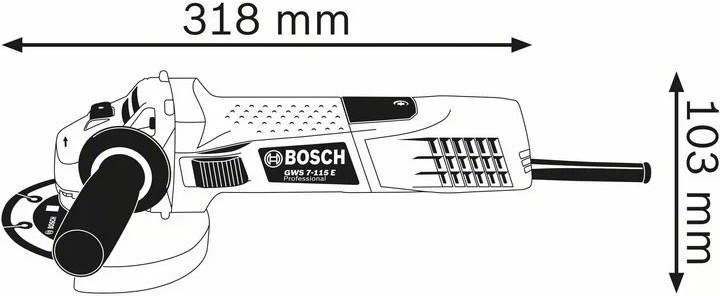 Produktbild Bosch Professional Winkelschleifer GWS 7-115 E (115 mm)