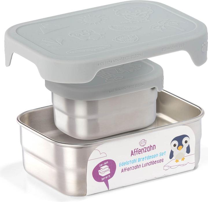Image du produit Affenzahn Boîte à lunch en acier inoxydable