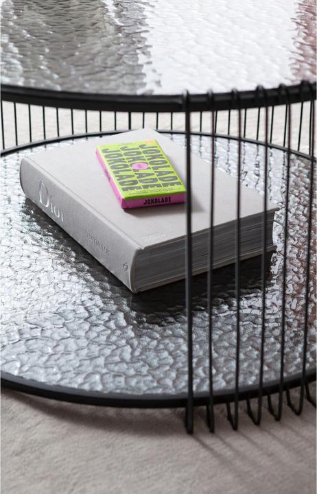 Image du produit Kare Design Couchtisch Wire Double Bubble Schwarz (2/Set)