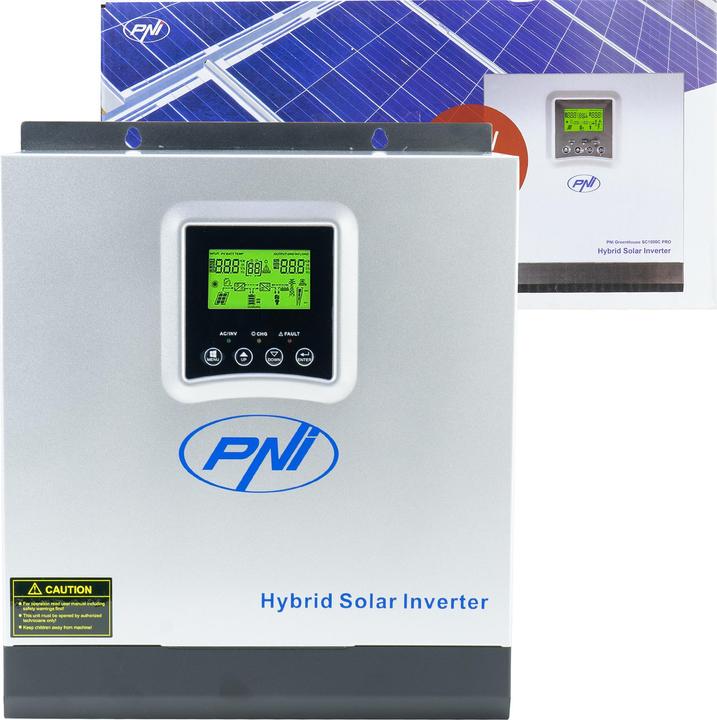 Actual product image PNI Solar inverter GreenHouse SC1800C PRO 3KW 13A 3000VA, 24V, MPPT 60A, Off Grid Pure Sine Hyb