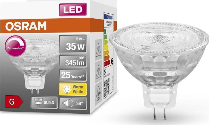 Actual product image Osram Superstar (GU5.3, 5 W, 345 lm, 1 x, G)