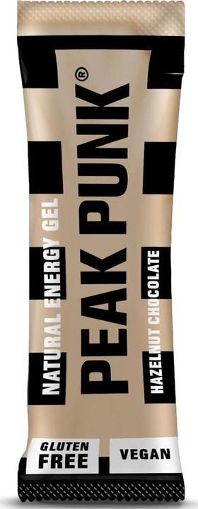 Produktbild Peak Punk Natural Energy Gel (Hazelnut, Chocolate, 12 Stk., 300 g)