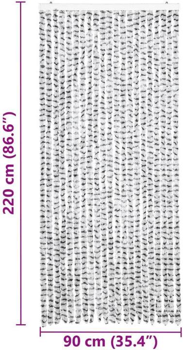 Actual product image vidaXL Insektenschutz-Vorhang (90 x 220 cm)