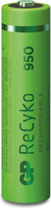 Actual product image GP Batteries GP 4er Akku-Set (4 pcs., AAA, 950 mAh)