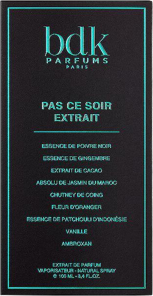 Produktbild Bdk Parfums Paris Pas ce Soir Extrait (Extrait De Parfum, 100 ml)
