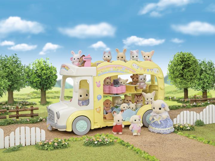 Image du produit Sylvanian Families Rainbow Fun Nursery Bus
