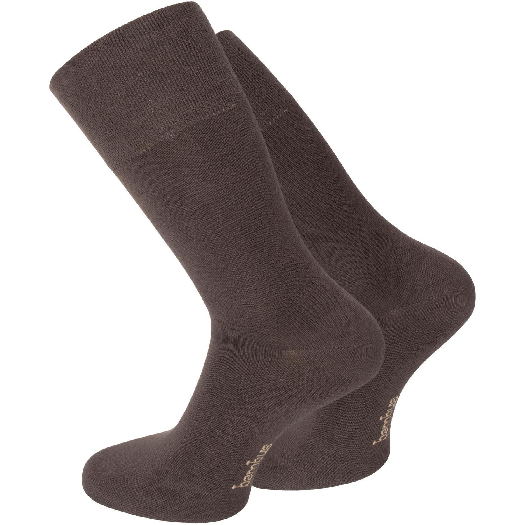 Normani, Herren, Socken, 6 Paar Bambus-Gesundheitssocken Classic, Braun, (6er Pack, 35 - 38)