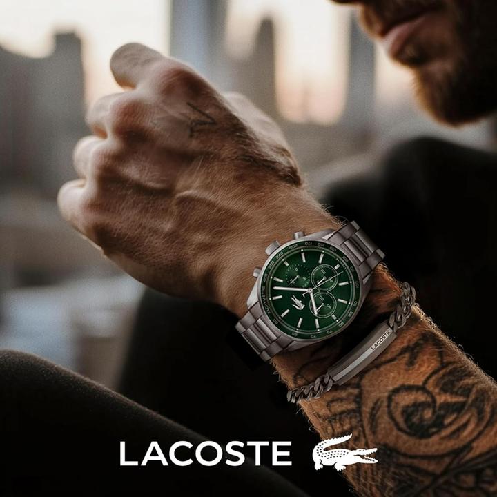 Immagine prodotto Lacoste Adventurer 2040091 bracciale fashion in acciaio (19 cm, Acciaio inossidabile)