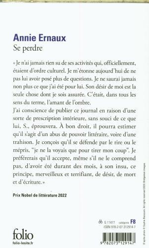 Image du produit Se perdre (Français, Annie Ernaux, 2025)