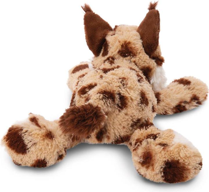 Actual product image NICI 49807 Cuddly toy lynx Lyka 30cm lying GREEN (13 cm)