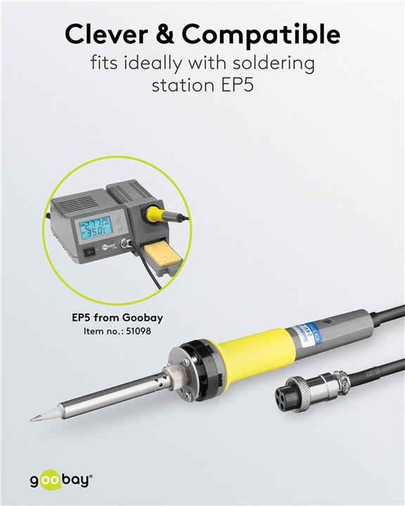 Actual product image Goobay Spare soldering iron for EP5 soldering station