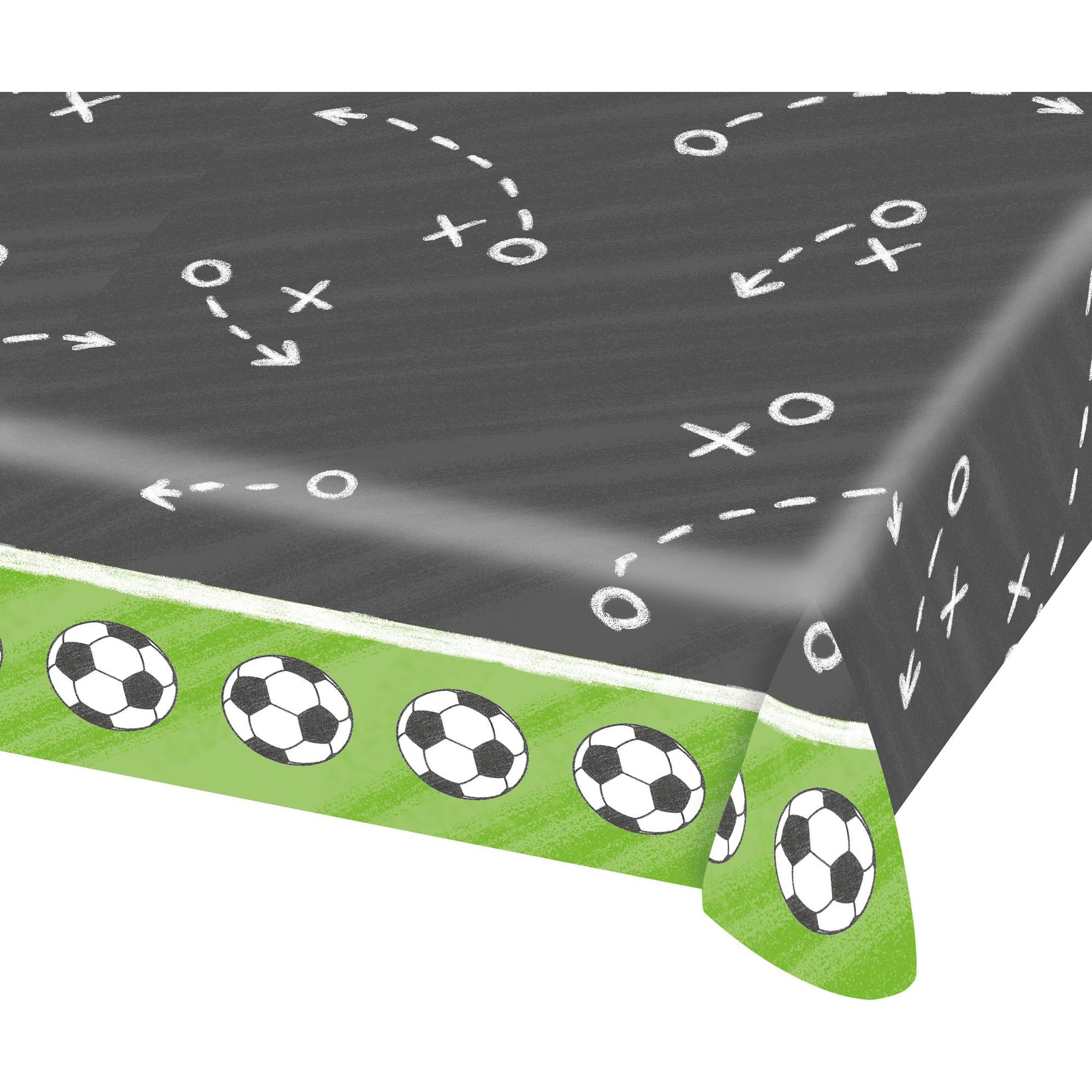 Amscan, Tischdecke, Tischdecke Fussball (180 x 120 cm)