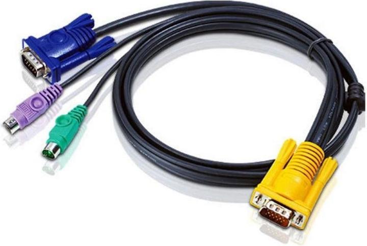 Aten 2L-5206P KVM Cable VGA PS/2 6.0m