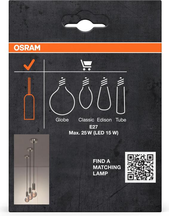 Produktbild Osram Vintage 1906 PenduLum Round Chrome (E27)