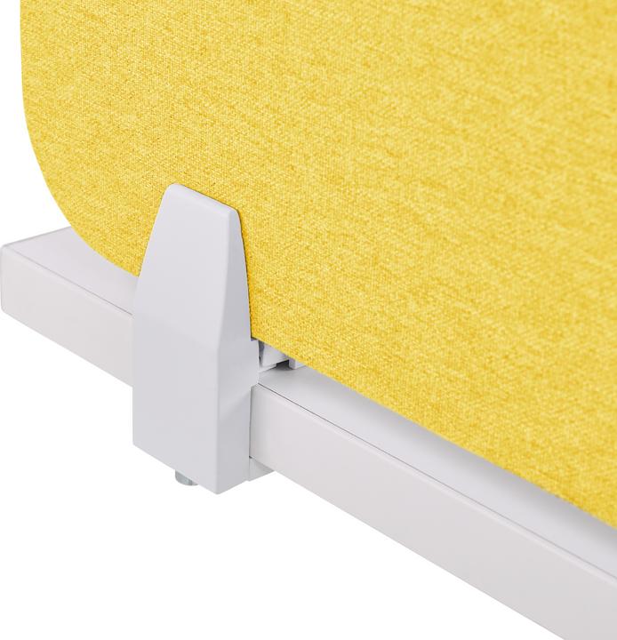 Produktbild Beliani Schreibtischtrennwand senfgelb 80 x 40 cm WALLY