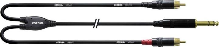Produktbild Cordial Cfy 3 Vcc (3 m, 6.3mm Klinke (Jack), Cinch)