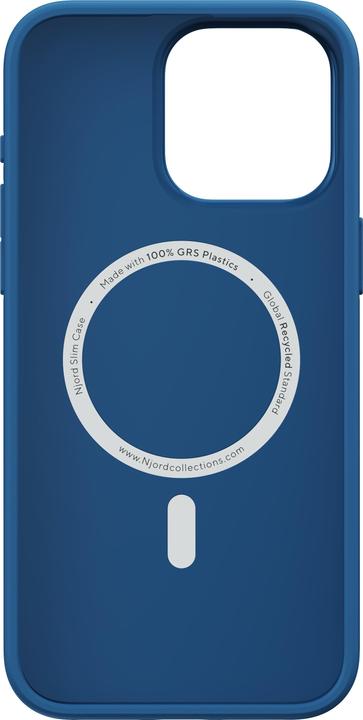 Njord Slim Case 100% GRS MagSafe iPhone 15 Pro Max, Blau (Apple iPhone 15 Pro Max)