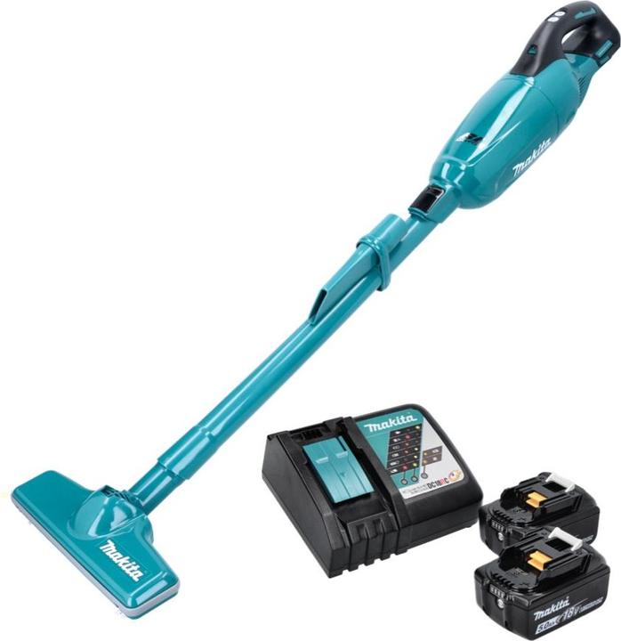 Image du produit Makita DCL 281 FRT Aspirateur sans fil 18 V Brushless + 2x batterie 5,0 Ah + chargeur