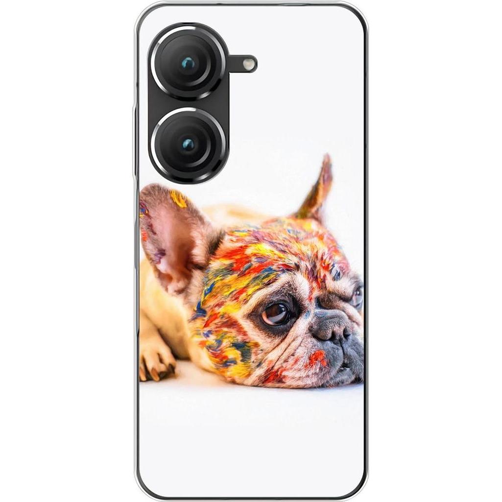 König Design Hülle Handy Schutz für Asus Zenfone 9 Case Cover Tasche Bumper Etuis TPU Neu (Asus Zenfone 9), Smartphone H...
