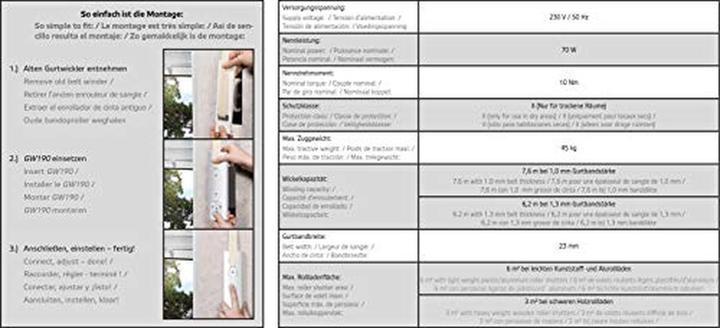 Produktbild Superrollo Elektrischer Gurtwickler 23 mm (Keilriemen)