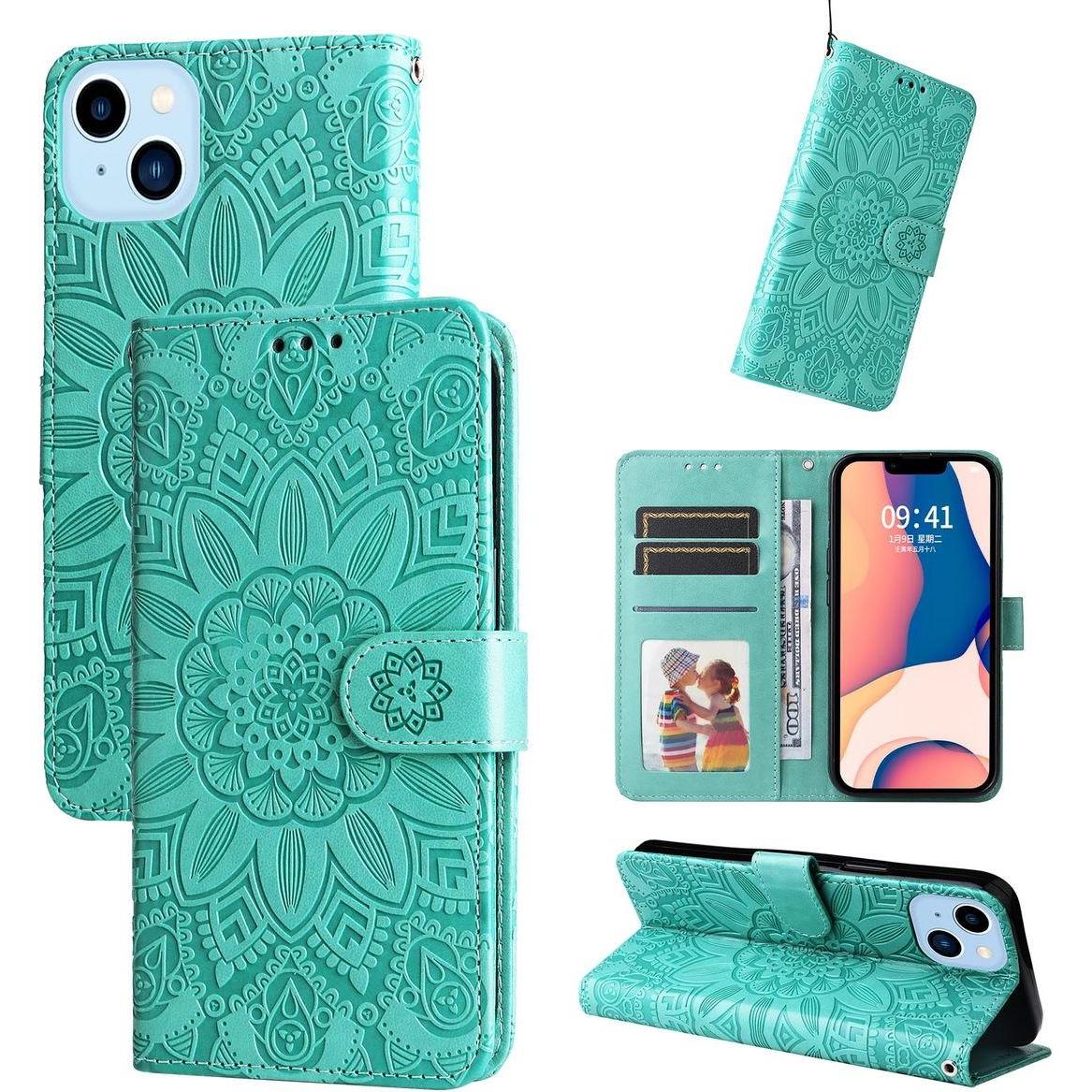 König Design Hülle Handy Schutz für Apple iPhone 14 Serie Case Cover Bumper Kartenfach Etuis (Apple iPhone 14), Smartpho...