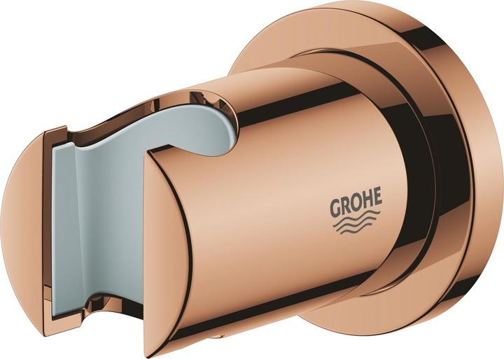 Actual product image Grohe Hand shower holder RAINSHOWER n adjustable round rosette warm sunset