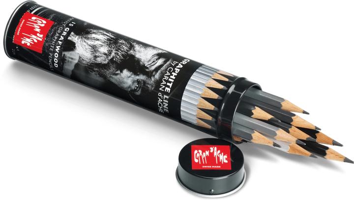 Immagine prodotto Caran d'Ache Grafwood (0.50 mm, B, F, H, 2H, 5B, 4h, 6B, 2B, 7B, 4B, 3H, 3B, HB, 8B, 9B, 15 x)