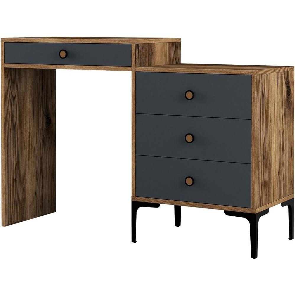 Hanah Home, Schminktisch, Agathe (124 x 40 x 85 cm)