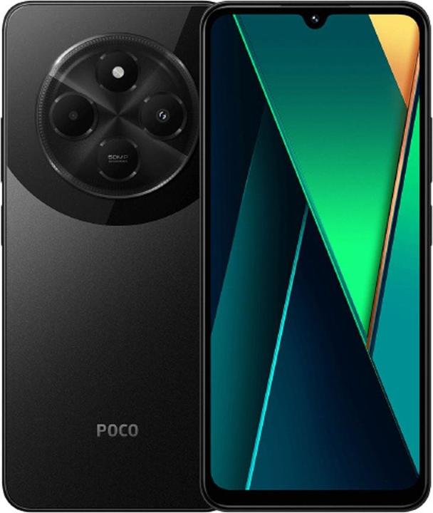 Actual product image Xiaomi Poco C75 (128 GB, Black, 6.88", Dual SIM, 4G)