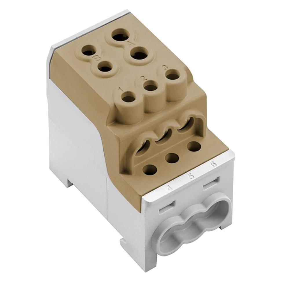 Weidmüller Marrone Terminale Distributore Di Potenziale (Morsettiere), Accessori Di Elettronica + Alloggiamento,