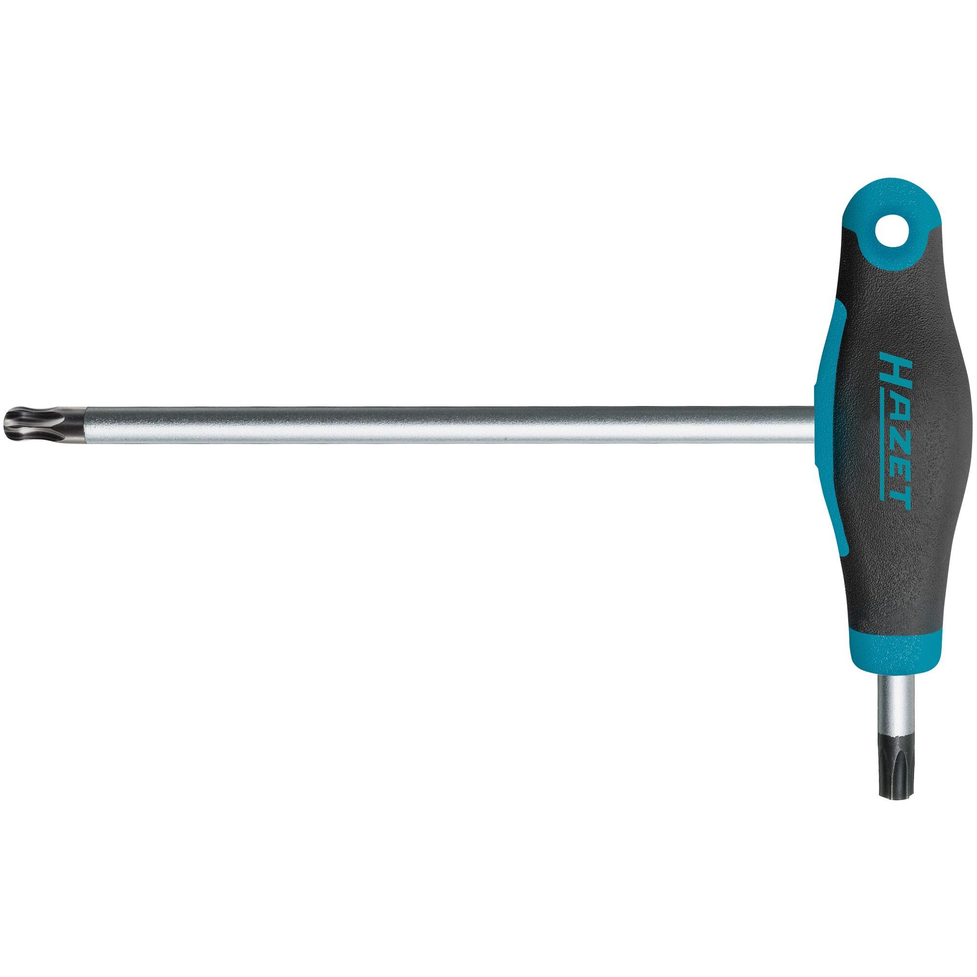 HAZET, Schraubenzieher, Schraubendreher ∙ mit T-Griff 829KKT-T30 ∙ Innen TORX Profil ∙ T30 (Innensechskant)