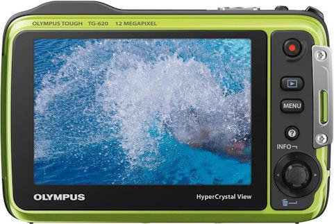 Actual product image Olympus Tough TG-620, 12MP, 5x Zoom, Waterproof, Green (1/2,3'')