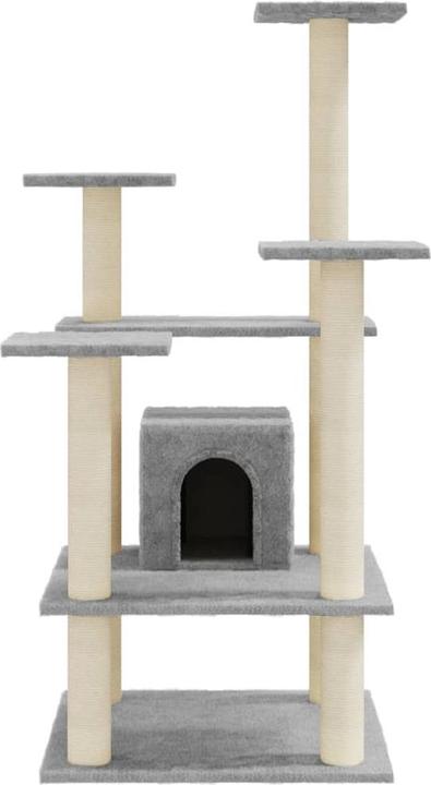 Produktbild vidaXL Katzenbaum (110 cm, Hellgrau)