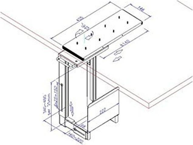 Image du produit Lindy Under Desk