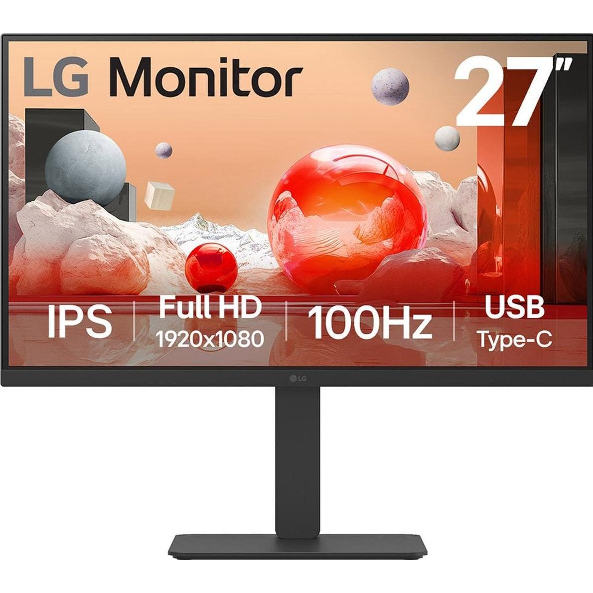 LG 27" 27BA750-B (1920 x 1080 Pixel, 27"), Monitor, Schwarz