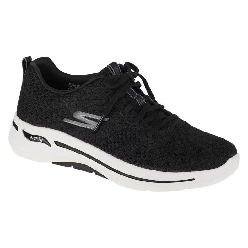 Skechers, Damen, Sneakers, Go Walk Arch Fit Unify 124403-Bkw - 35, Schwarz, (35)