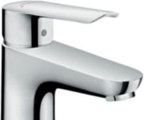 Produktbild hansgrohe HG Logis E 100 Einhebel-Badewanne - Auslauf mit Hv. mit Bv. 119mm Chrom