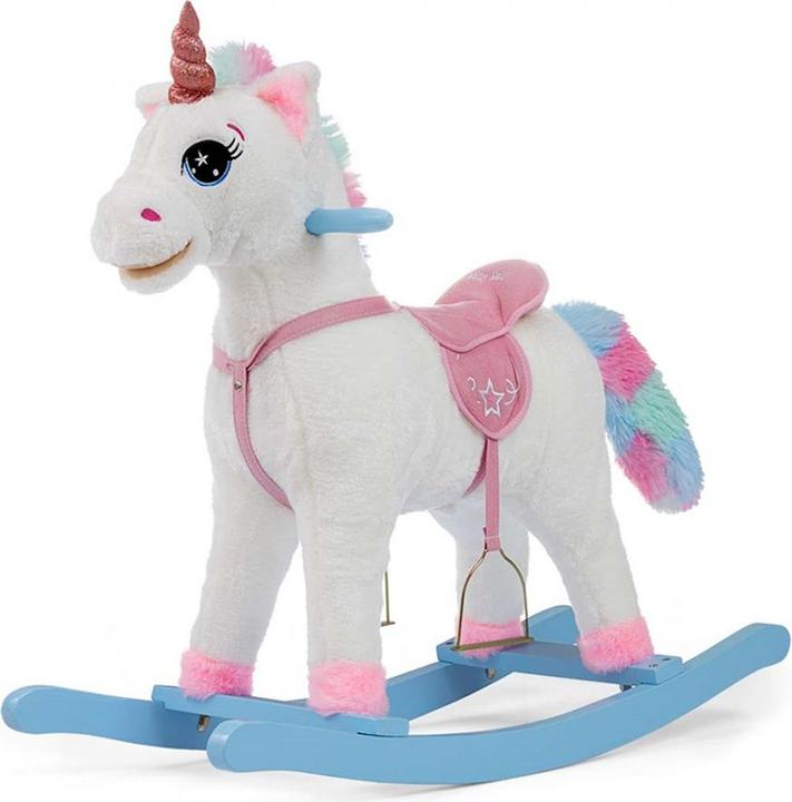 Mally Schaukelpferd Flicken Einhorn Milly