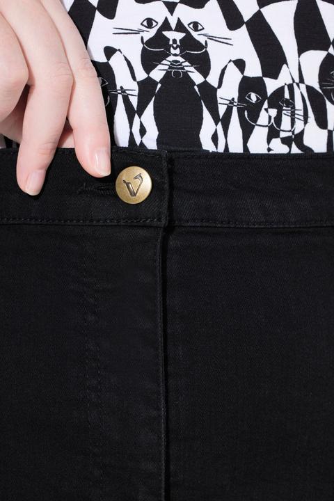 Immagine prodotto Ulla Popken Gonna di jeans in comodo tessuto elasticizzato dal taglio svasato con tasche (62)