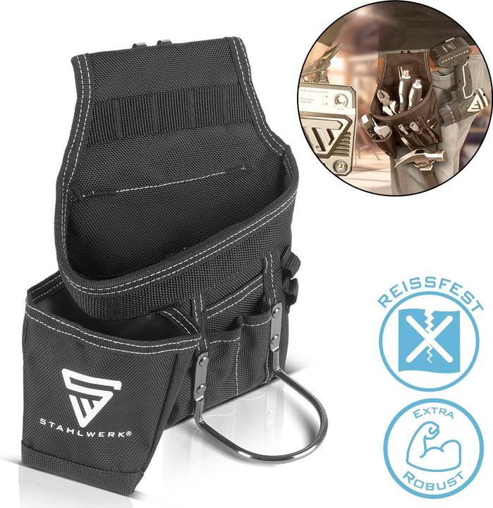 Produktbild Stahlwerk Werkzeuggürtel Werkzeug Gürteltasche Handwerkergürtel aus Polyester (1 Teil)