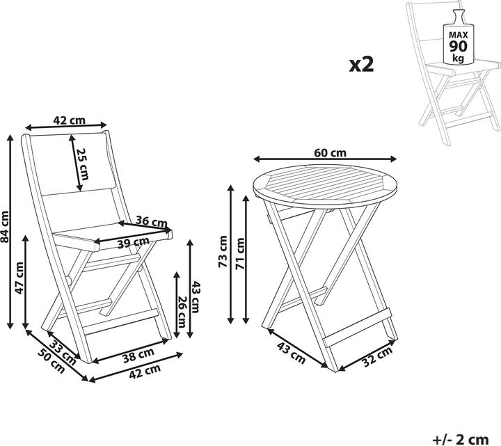 Image du produit Beliani Prossedi (60 cm)