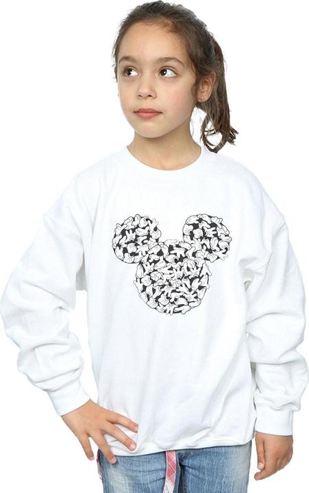 Produktbild Disney Mickey Mouse Head Of Hands Sweatshirt Mädchen (152, 158)