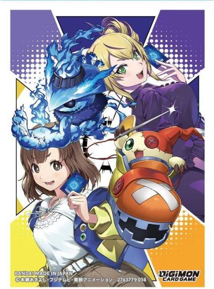 Bandai Arisa & Violet 2025 Ver.1.0 - Digimon Card Game Official Sleeves