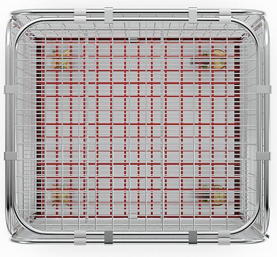 Actual product image kaiserkraft Roll container SAFE (500 kg)