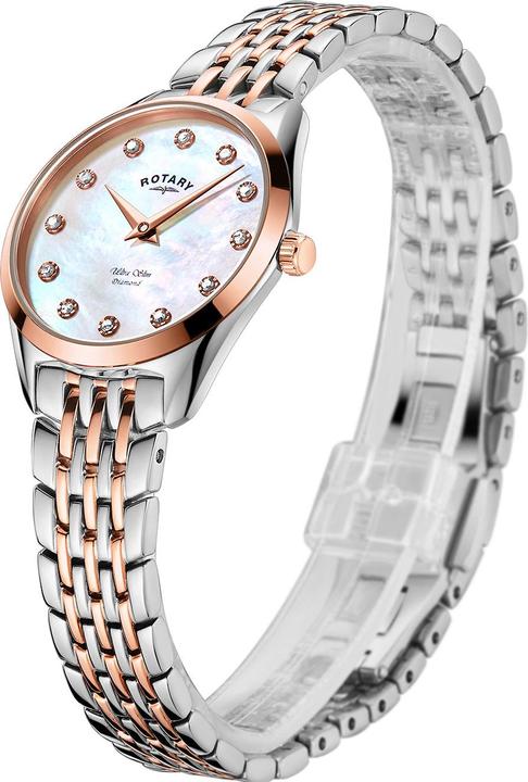 Immagine prodotto Rotary LB08012/41/D Ultra Slim Donna 27mm 5ATM (Orologio da polso analogico, 27 mm)